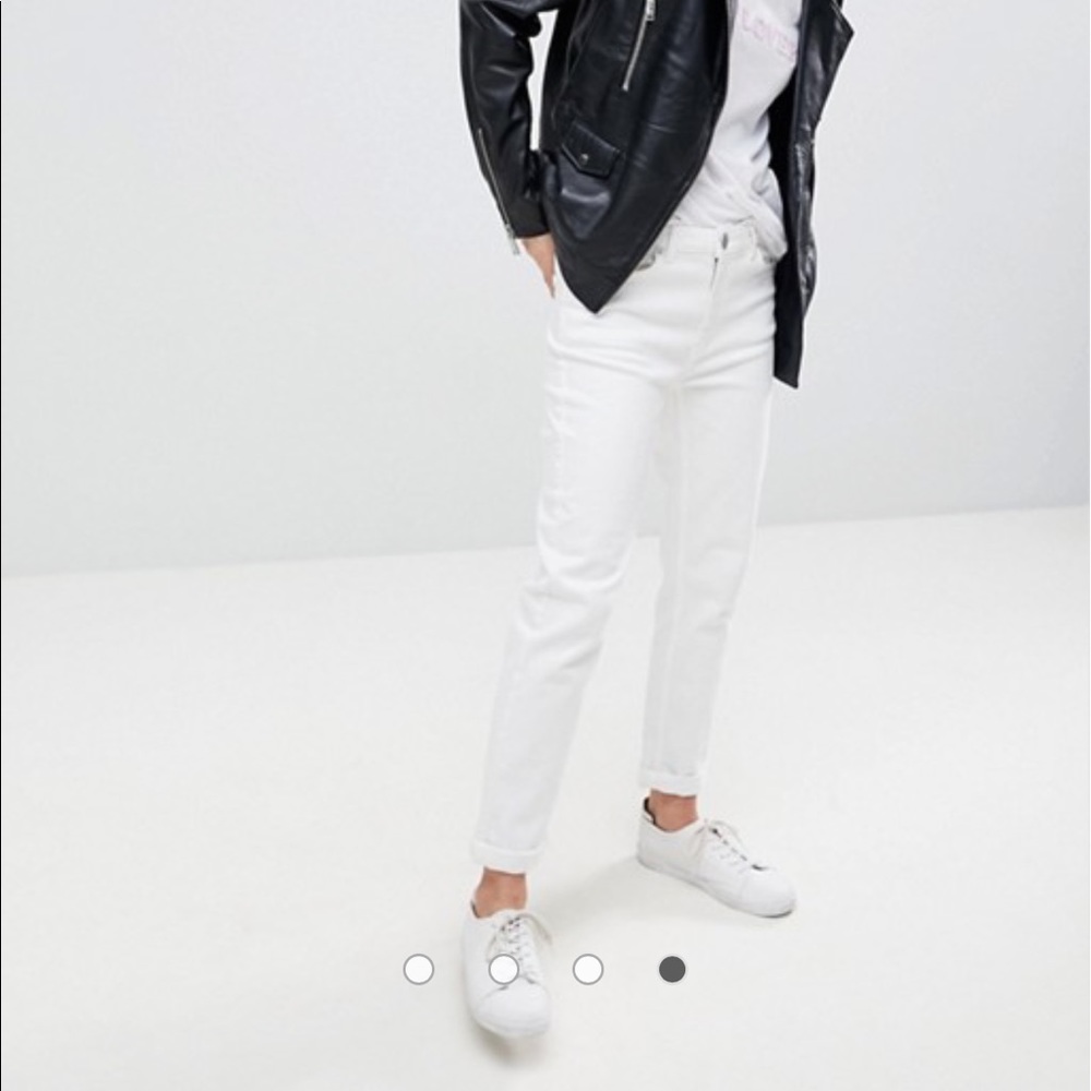 EUC ASOS 2nd Day white jeans, size 32